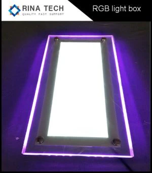 Acrylic Crystal RGB Lub Teeb Box